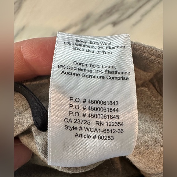 Aritzia Babaton Wool & Cashmere Blend Culottes - Picture 3 of 11